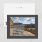 Behold your King Flat Notecard Mitteilungskarte (Vorne/Hinten)