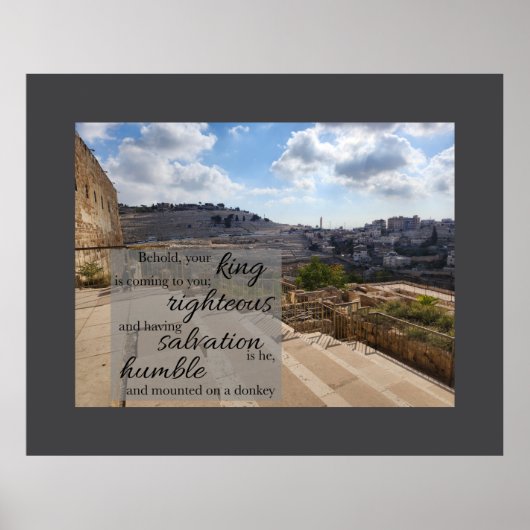 Behold your King Poster (Vorne)