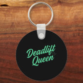Behörde Retro Cursive Crown Damen Schlüsselanhänger (Vorderseite)