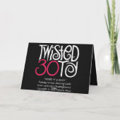 Bei 30 Schwarzer Karte verdreht (Rückseite)