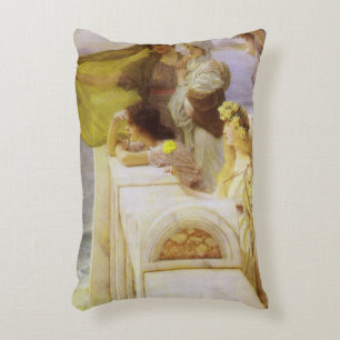 Bei Aphrodites Wiege von Sir Lawrence Alma Tadema Dekokissen