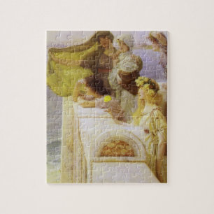 Bei Aphrodites Wiege von Sir Lawrence Alma Tadema Puzzle