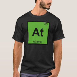Bei - Athens Georgia Stadt Chemie Periodensystem T-Shirt
