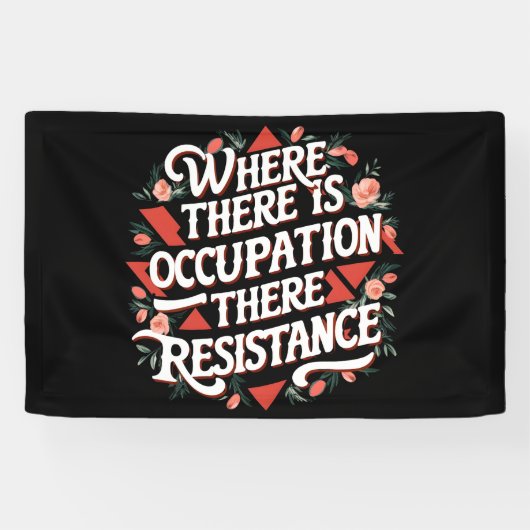 Bei Beruf gibt es Widerstand Banner (Horizontal)