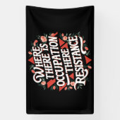 Bei Beruf gibt es Widerstand Banner (Vertikal)