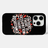 Bei Beruf gibt es Widerstand Case-Mate iPhone Hülle (Rückseite (Horizontal))