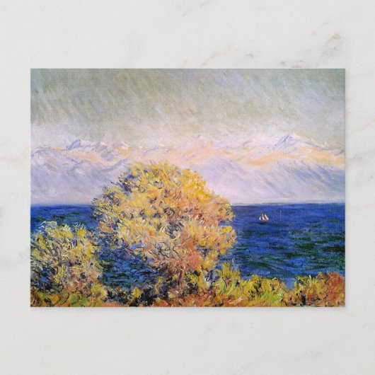 Bei Cap d'Antibes, Mistralwind, Postkarte (Vorderseite)
