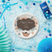 Bei Child Old Son Boho Fun Adoption Day Kinderdusc Pappteller (Party)