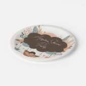 Bei Child Old Son Boho Fun Adoption Day Kinderdusc Pappteller (Schrägansicht)