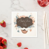 Bei Child Old Son Boho Fun Adoption Day Kinderdusc Serviette (Beispiel)