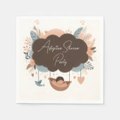 Bei Child Old Son Boho Fun Adoption Day Kinderdusc Serviette (Vorderseite)