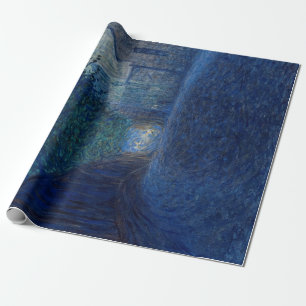 Bei Dämmerung (Nachtlandschaft) (Abend Szene) Geschenkpapier