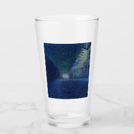 Bei Dämmerung (Nachtlandschaft) (Abend Szene) Glas