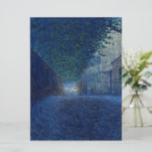 Bei Dämmerung (Nachtlandschaft) (Abend Szene) Karte (Stehend Vorderseite)