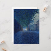 Bei Dämmerung (Nachtlandschaft) (Abend Szene) Karte (Vorderseite/Rückseite Beispiel)