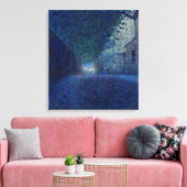 Bei Dämmerung (Nachtlandschaft) (Abend Szene) Leinwanddruck (Insitu (Wohnzimmer))