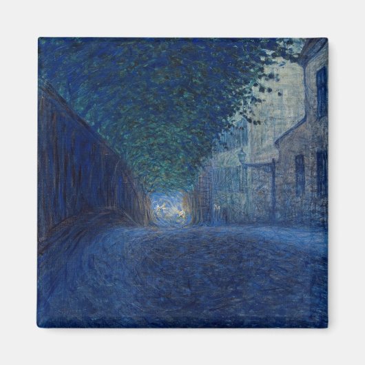 Bei Dämmerung (Nachtlandschaft) (Abend Szene) Magnet (Vorne)