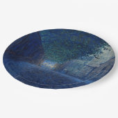 Bei Dämmerung (Nachtlandschaft) (Abend Szene) Pappteller (Schrägansicht)