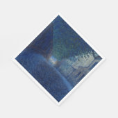 Bei Dämmerung (Nachtlandschaft) (Abend Szene) Serviette (Ecke)