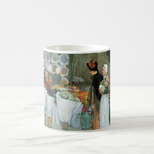 Bei dem Floristen von Childe Hassam, Vintage Fine  Kaffeetasse