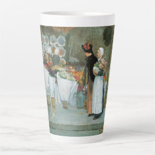 Bei dem Floristen von Childe Hassam, Vintage Fine  Milchtasse