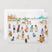 Bei den Cat Town Races, Louis Wain Postkarte (Vorne/Hinten)