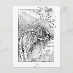 Bei den Passanten Vintage-Postkarte Postkarte