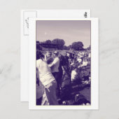 Bei den Rennen Postkarte (Vorne/Hinten)