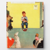 Bei den Vets von Norman Rockwell Fotoplatte (Vorderseite)