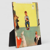 Bei den Vets von Norman Rockwell Fotoplatte (Seite)