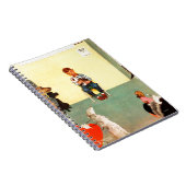 Bei den Vets von Norman Rockwell Notizblock (Rechte Seite)