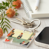 Bei den Vets von Norman Rockwell Schlüsselanhänger (Vorderseite rechts)