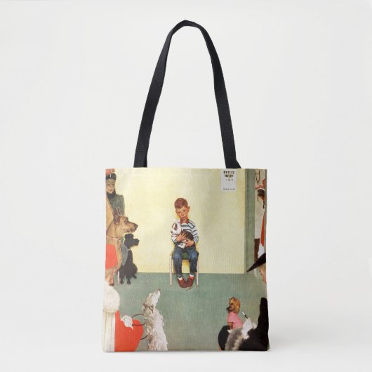 Bei den Vets von Norman Rockwell Tasche (Vorderseite)