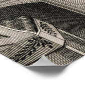 bei der Bank, c.1800 (Gravieren) Poster (Ecke)