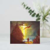 Bei der Cross Postcard Postkarte (Stehend Vorderseite)