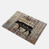 Bei der personalisierten Zuhause handelt es sich u Fußmatte (Schrägansicht)