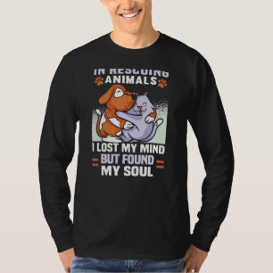 Bei der Rettung von Tieren habe ich meine Tierrech T-Shirt