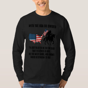Bei der Spaltung der USA bin ich einfach froh, auf T-Shirt