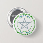 Bei der Toleranz gibt es Frieden Button (Vorne & Hinten)