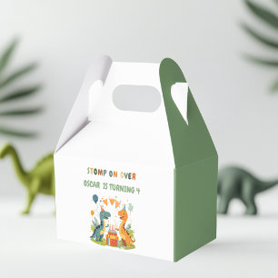 "Bei Dinosaurier zum Geburtstag anhalten Geschenkschachtel