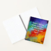 "Bei dir ist nichts falsch" SpiralNotebook Notizblock (Innenseite)