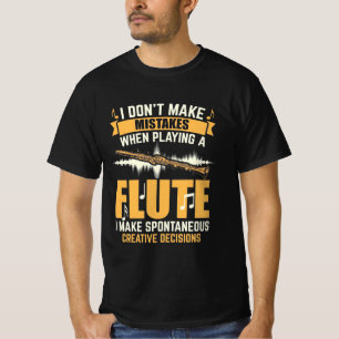 Bei einem Flute mache ich spontan T-Shirt
