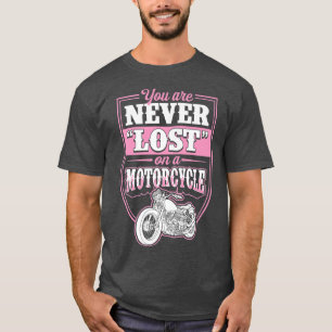 Bei einem klassischen Motorradfahrer Q verlieren S T-Shirt