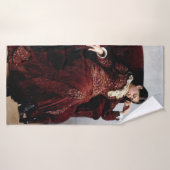 Bei einer Erholung, Ilya Repin Badehandtuch (Badehandtuch)