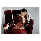 Bei einer Erholung, Ilya Repin Große Geschenktüte (Rückseite)