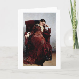 Bei einer Erholung, Ilya Repin Karte