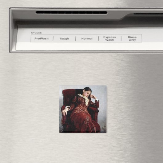 Bei einer Erholung, Ilya Repin Magnet (In Situ (Geschirrspüler))