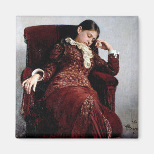 Bei einer Erholung, Ilya Repin Magnet