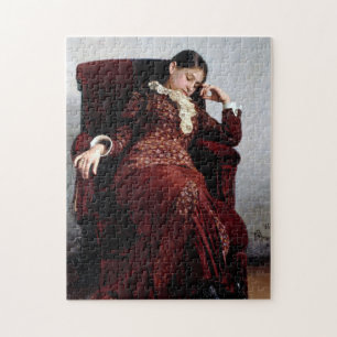 Bei einer Erholung, Ilya Repin Puzzle