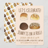 Bei einer Roll Let's feiern Glückwunsch Party